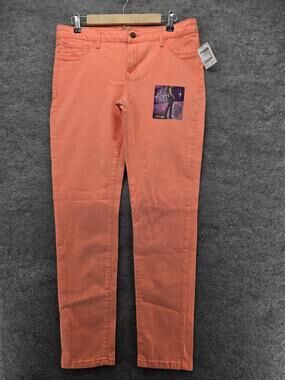 Charlotte Russe Refuge Leggings Womens 14 Coral Skin Tight Jeggings 871096